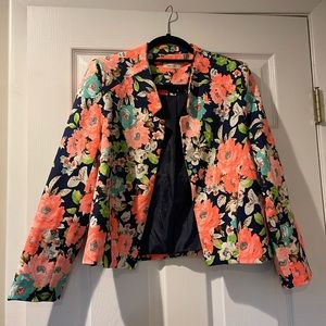 Sis+Sis Floral Blazer